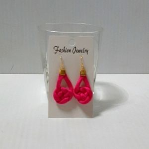 Hand Crafted Earrings Pierced Paracord Celtic Knot